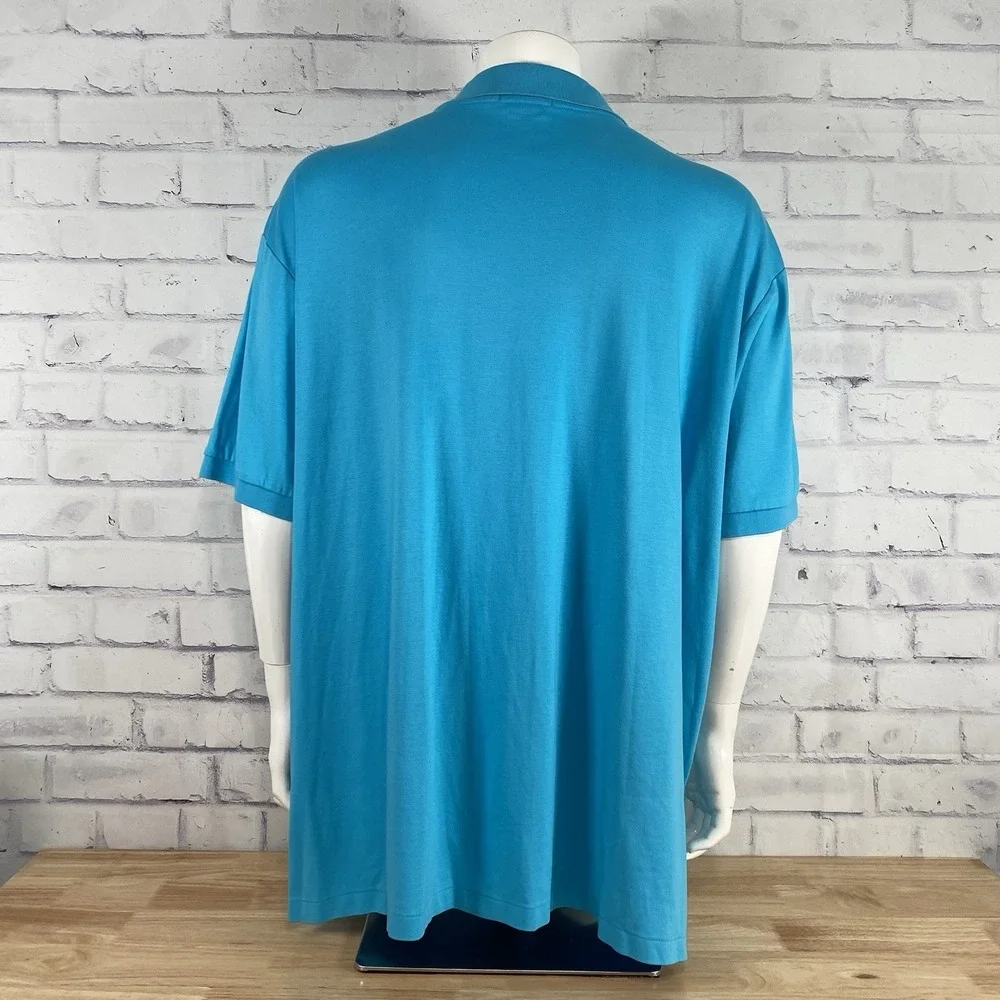 Polo Ralph Lauren Shirt Men's 3XB Big Polo Shirt Pima Soft Touch Blue S/S